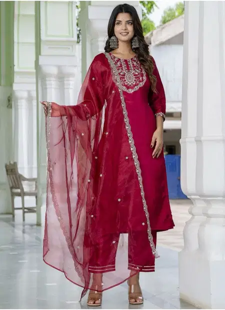Bs 125 Silk Kurti With Bottom Dupatta Wholesale Clothing Suppliers In India